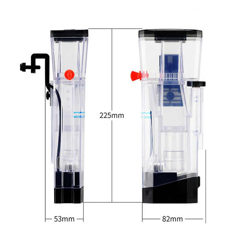 Marine Aquarium Protein Skimmer - Wewnętrzny Nano Skimmer Mini Q 100-240V