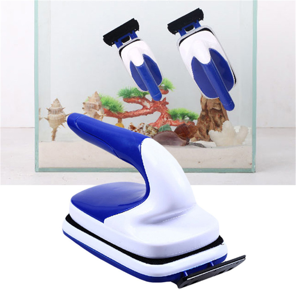 Marine Aquarium Glass Cleaner - Akwarium Praktyczna pływająca szczotka magnetyczna Zbiornik
