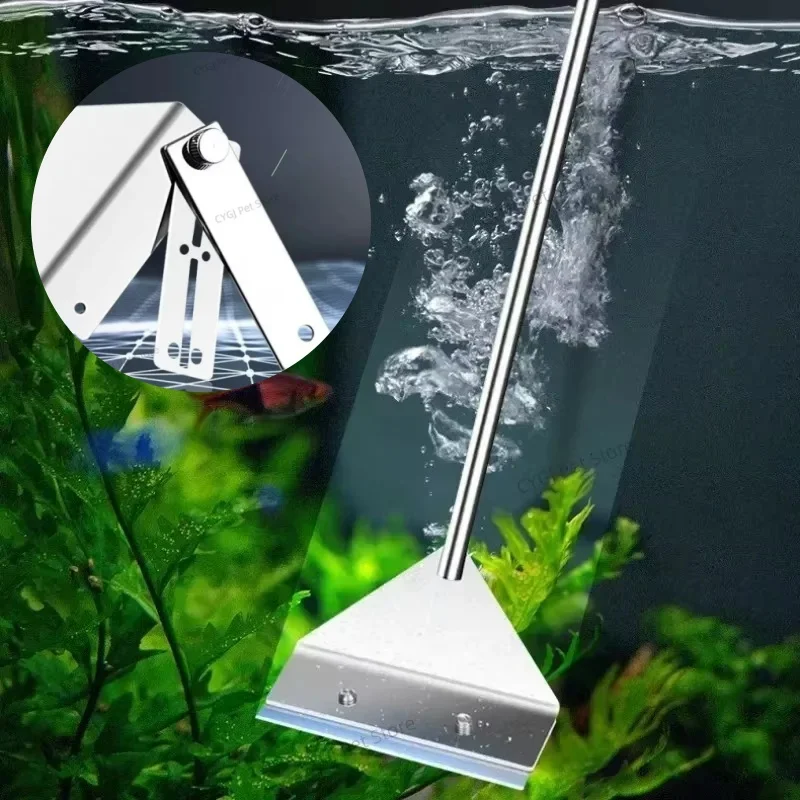 Marine Aquarium Glass Cleaner - Narzędzie do czyszczenia akwarium, płaski skrobak