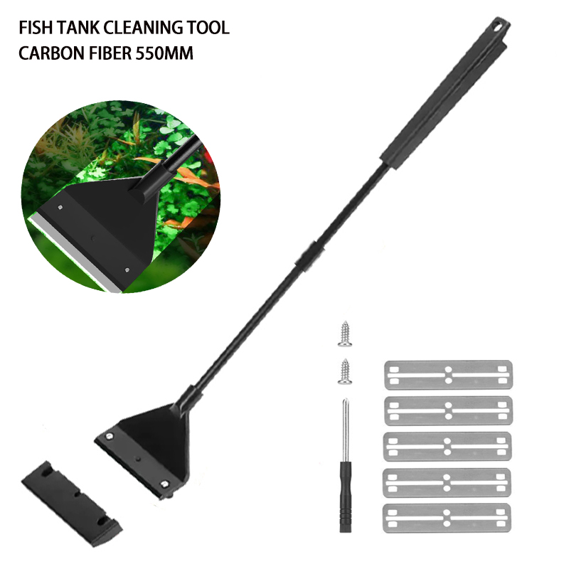 Marine Aquarium Glass Cleaner - Narzędzie do czyszczenia akwarium, płaski skrobak