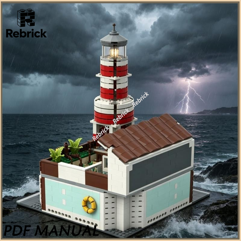 Marine Aquarium Exhibition - Realistyczny model akwarium miejskiego z klocków