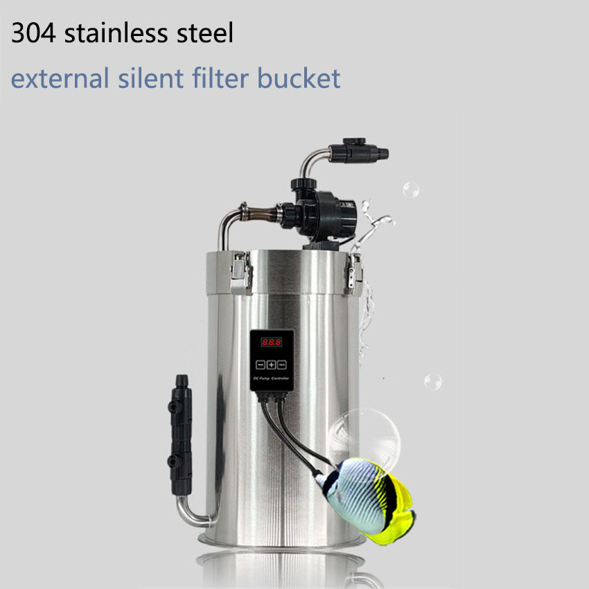 Marine Aquarium Protein Skimmer - Zewnętrzny filtr do akwarium ze stali