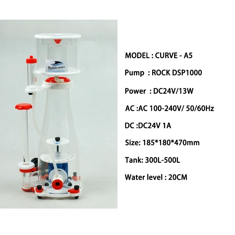 Bubble Magus Curve 5/7/9 A5/A8 – Marine Aquarium Protein Skimmer recenzja i cena