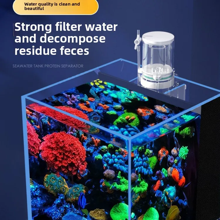 110V-240V Nowy Mini Separator  – Marine Aquarium Protein Skimmer recenzja i cena