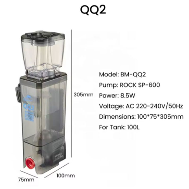 Bubble Magus BM QQ2 Wewnętrzny – Marine Aquarium Protein Skimmer recenzja i cena