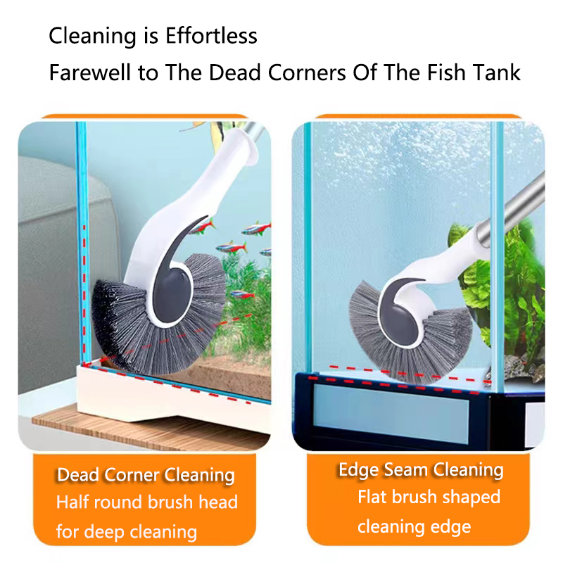 58/93/123cm Długi uchwyt Trwał – Marine Aquarium Glass Cleaner recenzja i cena