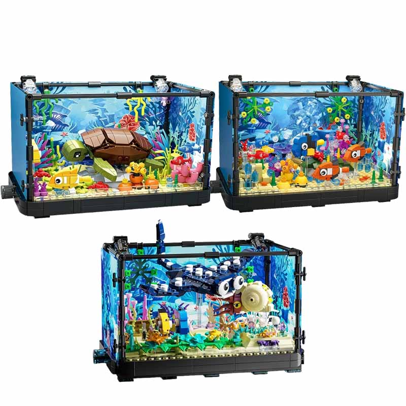 Zestaw klocków do budowy akwar – Aquarium Marine Fish recenzja i cena