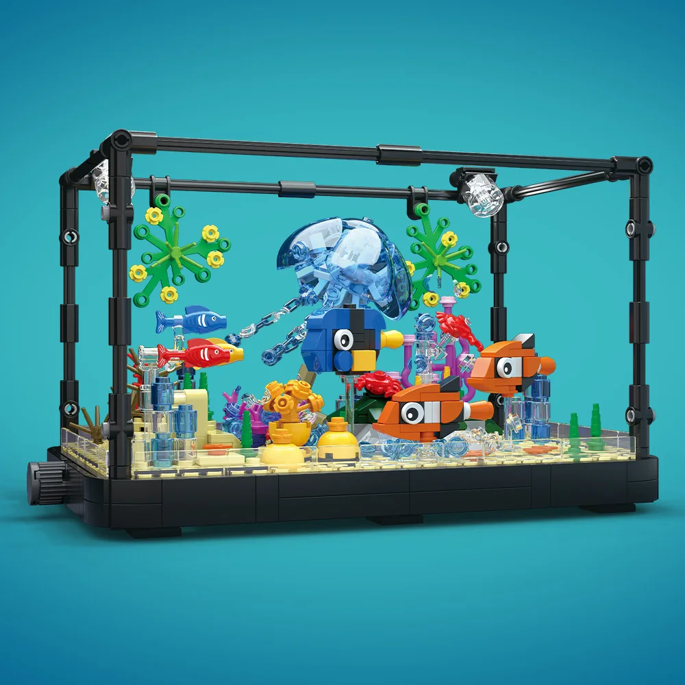 Zestaw klocków do budowy akwar – Aquarium Marine Fish recenzja i cena