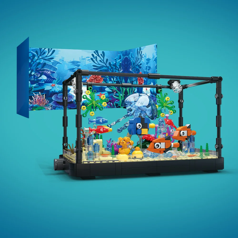Zestaw klocków do budowy akwar – Aquarium Marine Fish recenzja i cena